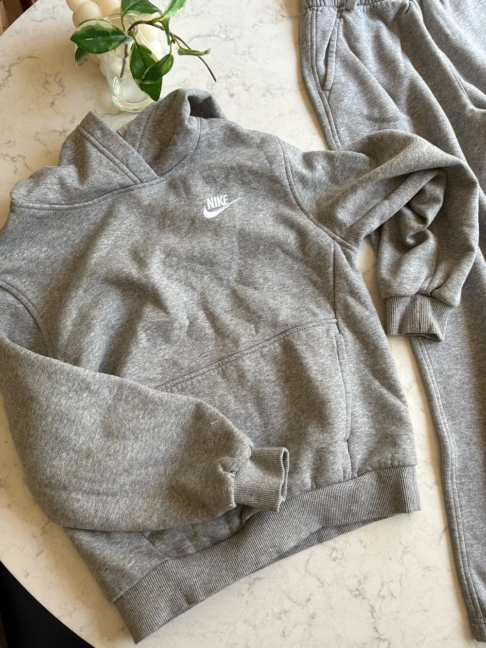 Nike Grey Sweatshirt & Jogger Set - Picture 2 of 9